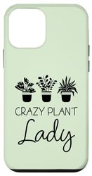 Carcasa para iPhone 12 mini Divertida y loca señora de las plantas, le encanta la jardinería, la jardinera