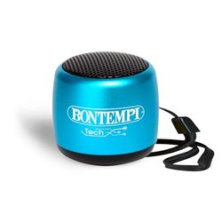 Bontempi | Mini Cassa Acustica Wireless Colore Blu, Connessione Semplice e Veloce Senza Fili, Ideale per Feste e Bambini, 300x200x195mm