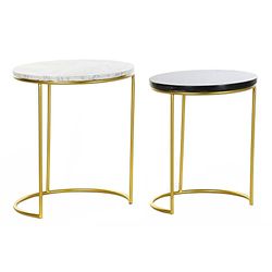 DKD Home Decor Lot de 2 Tables de Chevet, Estándar