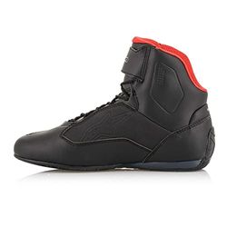 Alpinestars Faster-3 Motorfiets schoenen Zwart/grijs/rood 11 (44)