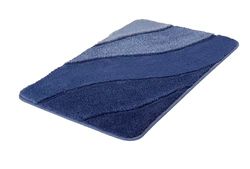 Kleine Wolke Tappeto da bagno in poliacrilico, blu ghiaccio 60 x 90 cm