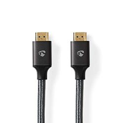 Nedis Premium HDMI kabel - HDMI2.1 (8K 60Hz + HDR) / zwart - 1 meter