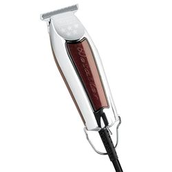 Wahl Wide Detailer Trimmer - Potente rifinitore con cavo e lama a T extra larga per il contorno dei bordi e i piccoli dettagli, cromo/bordeaux