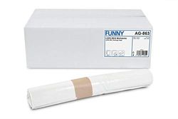 Funny Sacs Poubelle en PEBD (60 x 70 cm Extra Fort env. 90 l) 250 sacs Blanc