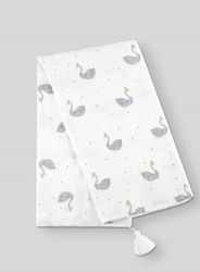 myHummy Bamboe baby inbakerdoeken met zwanenpatroon bamboe wikkeldoek voor baby