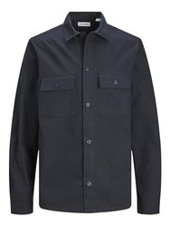 JACK & JONES Jjevenice Ls Sn Overshirt, zwart, L