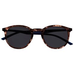 OPULIZE Met Large Comfortable Brown Tortoiseshelll Blue Arms Mens Womens Reading Sunglasses UV400 S60-2 +3.00