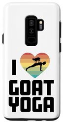 Carcasa para Galaxy S9+ Me encanta Goat Yoga Divertido Lindo Goat Yoga