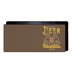 Gaming Mouse Pad da gioco rettangolare in tessuto stampato in digitale, fondo antiscivolo, bordo cucito nero per FPS, MOBA, giochi per giocatore singolo XL, dimensioni: 90X40 cm