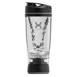 Promixx Original Shaker Bottle - Battery-powered for Smooth Protein Shakes - BPA Free, 600ml Cup (Black)