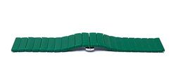 System-S Correa de 20 mm de PC con mariposa hebilla desplegable para reloj inteligente verde, verde Eine Grösse, Clásico, Verde, Eine Grösse, Clásico