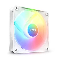 NZXT F120 RGB Core - RF-C12SF-W1 - Ventilateur RGB de 120 mm monté sur moyeu - Pression statique et circulation d'air élevées - Palier hydrodynamique - Commande MLI - Blanc