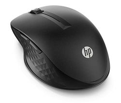 HP 430 Mouse wireless | Connessione wireless a 2,4 GHz e Bluetooth 5.2 | dongle USB | 4.000 dpi | 4 pulsanti | per un massimo di 2 dispositivi | nero | inclusa 1 batteria AA | durata fino a 24 mesi