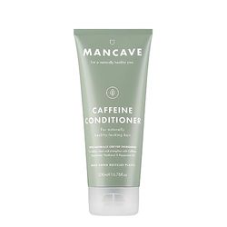ManCave Balsamo alla caffeina per uomo, incoraggia la crescita sana dei capelli, condiziona e rafforza con caffeina, burro di karitè e pantenolo, naturale, vegano, cruelty free, 200 ml