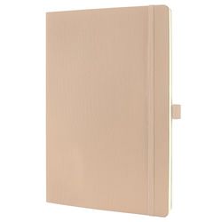 SIGEL CO330 Premium notitieboek geruit, A4, softcover, beige - Conceptum