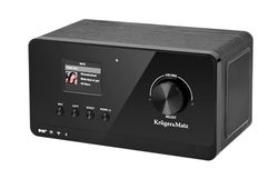 Krüger&Matz KM0816 Internetradio met weerstation, alarm, RDS, Bluetooth FM/DAB+/internet zwart