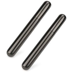 Linkidea 2 Pack Cigar Case Tube, Portable Single Cigar Holder Box for Travel, Fit for Smaller Than 50 Ring Diameter (Dark Grey)