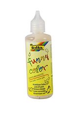 folia 4465/ko - Funny Color, contourverf, kleur in 80 ml fles, voor ramen, spiegels en gladde oppervlakken, goud