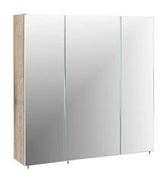 Schildmeyer Trient Mueble con Espejo, decoración de Madera de Color Roble Silvestre, 71 x 70 x 16 cm