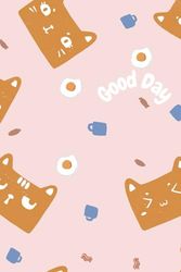 Cute Cat Notebook | 6x9 inches | 130 Pages