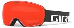 Giro Agent Lunettes de Neige - Noir Wordmark Vif Ember/Vivid Infrarouge, One Size