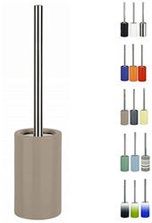 Spirella Tube Escobilla para El Inodoro, Gres, Gris (Taupe), 10.5 X 10.5 X 42.0 Cm