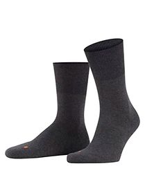 FALKE Uniseks-volwassene Sokken Run U Sso katoen functioneel materiaal eenkleurig 1 paar, Grijs Dark Grey 3970, 35-36