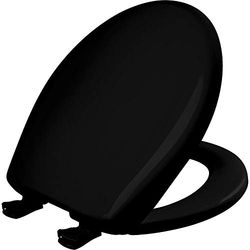 Mayfair 200SLOWT 047 Asiento de Inodoro, Negro, redondo