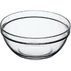 Bolà mélanger en verre de 3896 ml - 26 cm - Idéal pour la cuisine domestique ou professionnelle