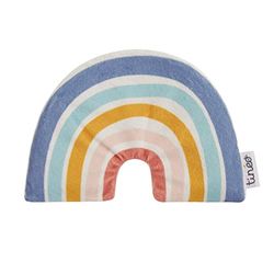 TINÉO - Bouillotte Arc En Ciel Relaxante - Graines De Lin - Bouillotte Pour Micro-Ondes - Thermothérapie Chaud Froid - Déhoussable - 25x17cm - Pour Toute La Famille