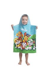 Jerry Fabrics Paw Patrol-Asciugamano da Bagno con Cappuccio per Bambini, Cotone, Multicolore, Size 50x115 cm