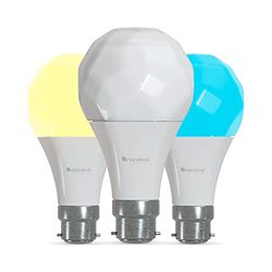 Nanoleaf Essentials | Smart A19 Bulb | 800Lm | White | 2700K-6500K | 120V-240V | B22 V2-3PK