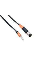 Bespeco SLSM900 luidsprekerkabel, stereo jack naar XLR-stekker, 9 m, zwart