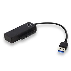 Ewent EW7018 Adapterkabel voor SSD's/Harde Schijven, 3.1 Gen 1 (USB 3.0) naar 2,5/3,5 inch SATA, 5V, Zwart