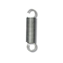 Chapuis RSO1 Conjunto de 6 molas para estrado de metal, aço galvanizado, carga de trabalho indicativa 63 kg, diâmetro de 2,5 mm, comprimento 55 mm, cor cinzenta