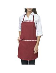 Siggi Horeca Aura schort, dames, bordeaux, uniek