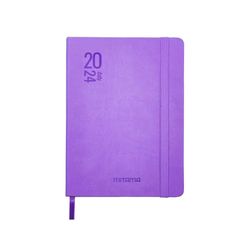 MITAMA Lilla Dagplanner – 12 maanden 2024-366 pagina's + 66 extra inhoud – binnenzak + bijpassend potlood – 15 x 21 cm