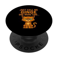 Divertido humor de broma de gato para hombres y mujeres PopSockets PopGrip Adhesivo