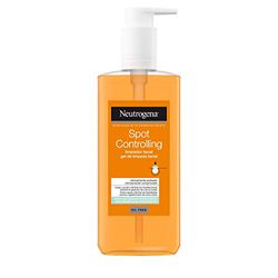 Neutrogena Spot Controlling Gel Limpiador Facial, con Ácido Salicílico para Piel Propensa al Acné, 200 ml