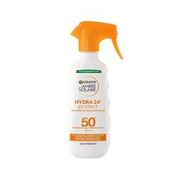 Garnier Ambre Solaire Hydra 24 Spray Gachette Protettivo SPF50+, 270 ml