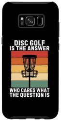 Carcasa para Galaxy S8+ Retro Disc Golf es la respuesta a quién le importa cuál es la pregunta