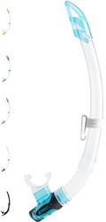 CRESSI Schnorchel Gamma tubo de snorkel, unissexo, transparente/turquesa