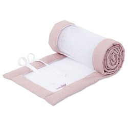 babybay Nestje Mesh Royal geschikt voor model origineel, rosé glitterpunten goud