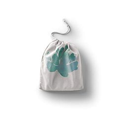 Bonamaison Printed Cotton Produce Bag with Drawstring, Reusable Grocery Bag, Biodegradable Eco-Friendly Bags, Travel Pouch, Sachet Bags, Shopping Bag, Eco Friendly, Foldable, Size: 40x50 Cm