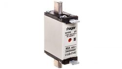Hager LNH0040MK - Fusibile NH000, 40 A, 500 V, gG MKen, senza S