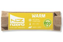 NZEROWAX - Bloc de Fart écologique, 50 g | Fart Naturel Bio pour Le Ski et Le Snowboard | Utilisation par Temps Chaud