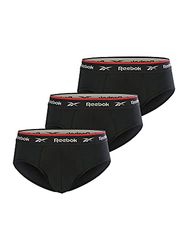 Reebok 3-pack briefs wiggins, zwart, XL