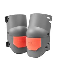 VEVOR Genouillères de travail extra épaisses avec coussin en mousse, genouillères de protection professionnels et confortables, pour toiture, jardinage et sol, pour hommes et femmes, gris et orange