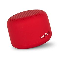 Veho Altavoz inalámbrico Bluetooth M3 | Portátil | Bluetooth V5.0 | Altavoz de Viaje | Conectividad con Cable de 3.5 mm | Rojo | (VSS-503-M3-R)