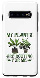 Coque pour Galaxy S10 Citation amusante d'un amoureux des plantes - Mes plantes